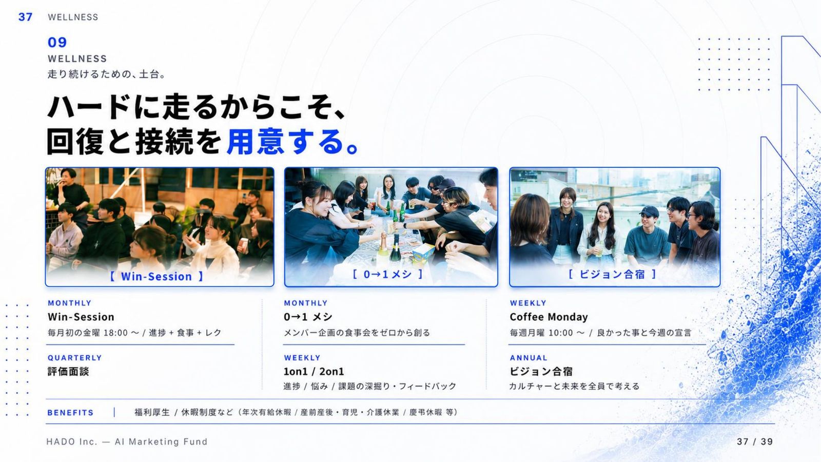 HADO 会社説明資料 37ページ目